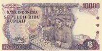 Indonesien 10000 Rupiah - Orchestra - Prambanan Temple - 1979