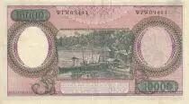 Indonesien 10000 Rupiah - Workers - River - 1964 - Serial WPW - P.100a
