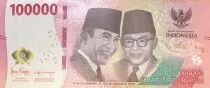 Indonesien 100000 Rupiah - Dr. Soekarno, Dr. M. Hatta - Raja Ampat - 2022 - P.NEW