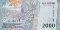 Indonesien 2000 Rupiah - Mohammad H. Thamrin - Ngarai Sianok - 2022 - P.NEW