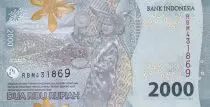 Indonesien 2000 Rupiah - Mohammad H. Thamrin - Ngarai Sianok - 2022