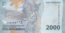 Indonesien 2000 Rupiah - Mohammad H. Thamrin - Ngarai Sianok - 2023 - Serial ADS