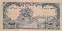 Indonesien 2500 Rupiah - Komodo dragon - Serial BG - 1957