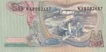 Indonesien 50 Rupiah - General Surdirman - 1968 - Serial WAB - UNC - P.107