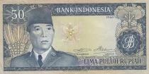 Indonesien 50 Rupiah - President Sukarno - Dancers - 1960