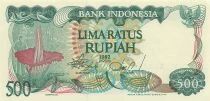 Indonesien 500 Rupiah - 1982 - Replacement - P.121
