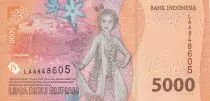 Indonesien 5000 Rupiah - Dr. K.H. Idham Chalid - Gunung Bromo - 2022 - P.NEW