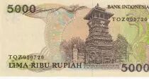 Indonesien 5000 Rupiah - Teuku Umar - Menara Kudus - 1986 -  Serial TOZ - UNC - P.125