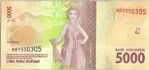 Indonesien 5000 Rupiah Dr K.H. Idcham Chalid - Gumung Bromo 2016 (2017)