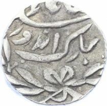 Indore, Shivaji Rao - 1/2 Silver Rupee, in the name of Shah Alam II - 1948 VS (1891)