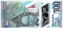 Inseln der Karibik 100 Dollars - Elisabeth II - Sir Arthur Lewis - Polymer - 2019