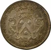 Intendant of Brittany, Paul Esprit Feydeau - Silver Token - 1725