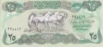 Irak 25 Dinars - Horses - Abbaside Palace - 1990 - P.74