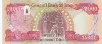Irak 25000 Dinars Kurdish Farmer - Babylonian king Hammurabi - Hybrid 2020 (2021) - AH1441