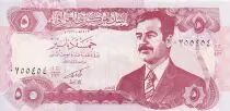 Irak 5 Dinars -Saddam Hussein - 1992 - UNC - P.80