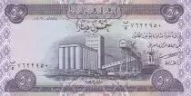 Irak 50 Dinars - Grain silo - Date palms - 2003