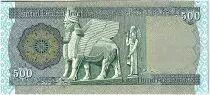 Irak 500 Dinars, Dam - Statue Winged - 2018 UNC