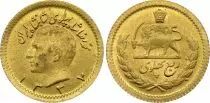 Iran 1/2 Pahlavi 1355 (1977) - Shah Reza Pahlavi -  Gold