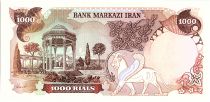 Iran 1000 Rials , Mohammad Reza Pahlavi - 19(74-79) P.105 b