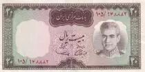 Iran 20  Rials - Mohammad Reza Pahlavi - ND (1969) - P.84