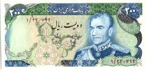 Iran 200 Rials , Mohammad Reza Pahlavi - 19(74-79) P.103 a