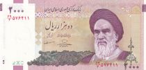 Iran 2000 Rials -  Khomeini - La Kaaba - 2008