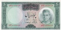 Iran 50  Rials , Mohammad Reza Pahlavi - 19(69-71) -  P.85a