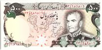 Iran 500 Rials , Mohammad Reza Pahlavi - 19(74-79) P.104 b