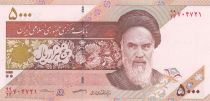 Iran 5000 Rials - Khomeini - Artisanat - 2017