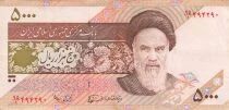 Iran 5000 Rials - Khomeini - ND (1993-2009) - P.145