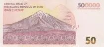 Iran 500000 Rials - Imam Reza Mosque - Volcano - 2024