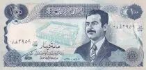 Iraq 100 Dinars - S. Hussein - Clock of Bagdad - 1994 - UNC - P.84