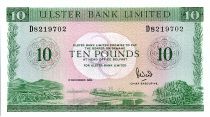 Ireland - Northen 10 Pounds Ulster Bank - 1989 - P.327 d