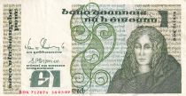 Ireland 1 Pound - Queen Medb  - 1989 - Serial BDK - P.70d