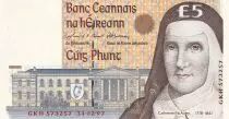 Ireland 5 Pounds - Catherine Mc Auley - Students - 1997 - Série GKH - P.75b