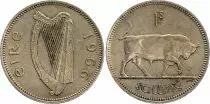 Irland 1 Scilling - Harp - Bull - 1951-1968 - VF- KM.14