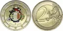 Irland 2 Euros - 10 years of the Euro - Colorised - 2012