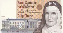 Irland 5 Pounds - Catherine Mc Auley - Students - 1994 - Serials LAH - P.75a