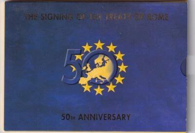 Irland BU Euro Coin Set - 1 cent to 2 euros - 50th Anniversary of the Treaty of Rome - 2007