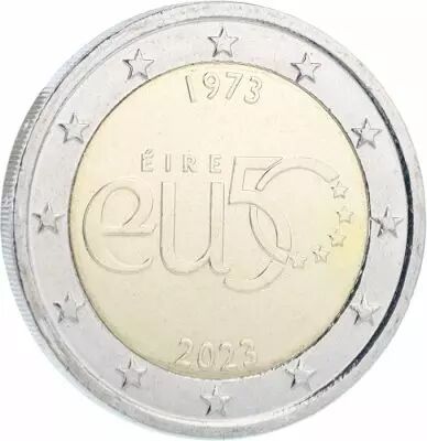 Irlanda 2 Euros Commemo. UNC 2023 - 50 years of EU membership