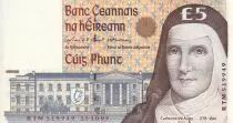 Irlanda 5 Pounds - Catherine Mc Auley - Students - 1999 - S�rie RTM - P.75a
