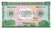 Irlanda del Nord 10 Pounds Ulster Bank - 1989 - P.327 d