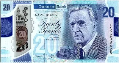 Irlanda del Norte 20 Pounds H. Ferguson - Danske Bank 2019 (2020) - UNC - Polymer