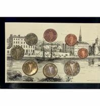 Irlanda EURO Coin Set - 1 Cent to 2 Euros - 2004