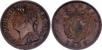 Irlande 1/2 Penny Georges IV - 1822 - KM.150 - TTB