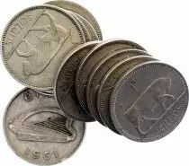 Irlande 1 Scilling - Harpe - Taureau- 1951-1968 - TTB - KM.14