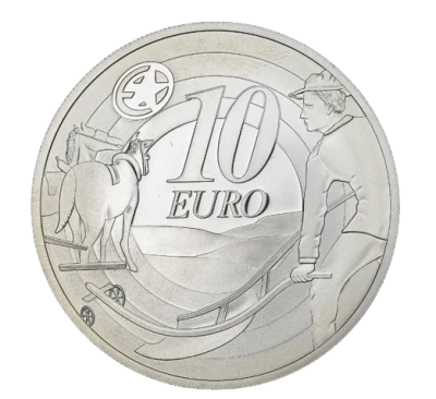 Irlande 10 Euro - Argent BE - Agriculture Irlande - 2009