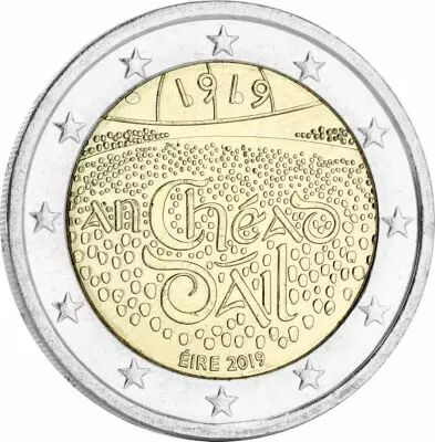 Irlande 2 Euros Comm�mo. IRLANDE 2019 - 100 ans de D�il �ireann
