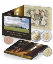 Irlande Coffret BU 8 monnaies - 1 c à 2 Euros - 2008 - Newgrange