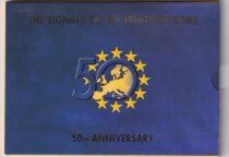 Irlande Coffret BU Euro - 1 centime &agrave; 2 euros - 50 ans du trait&eacute; de Rome - 2007